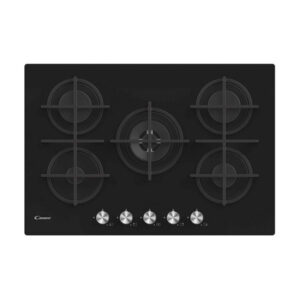 Plaque de Cuisson Encastrable CANDY CVG74WPB 5 Feux 75cm