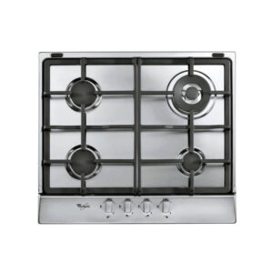 WHIRLPOOL Plaque à Gaz AKR 353 60 cm Inox