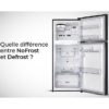 NoFrost vs Defrost