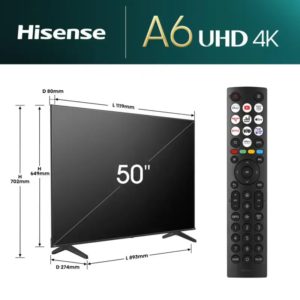 dimensions télé smart hisense 50 uhd t