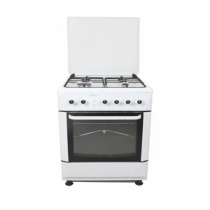 PROCOOK Cuisinière à Gaz 4 Feux 60Cm blanc - TG6640bl