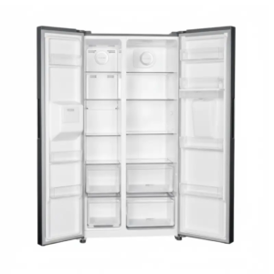 REFRIGERATEUR HOOVER SBS INOX DOUBLE PORTE AVEC DISTRIBUTEUR