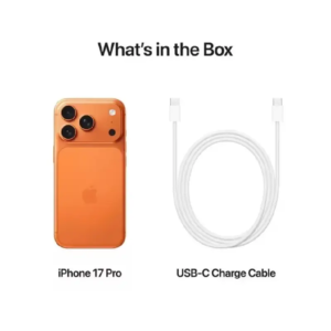 iphone 17 pro max orange avec cable