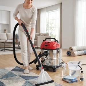 aspirateur rouge techwood