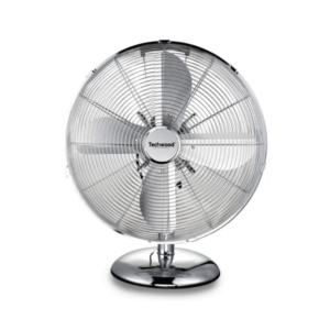 Ventilateur de Table TECHWOOD finition chromée 30CM